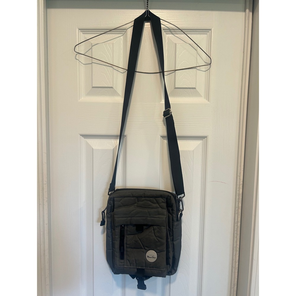 Canon PowerShot Camera Bag Charcoal Gray Nylon Crossbody Messenger Tech‎ Case